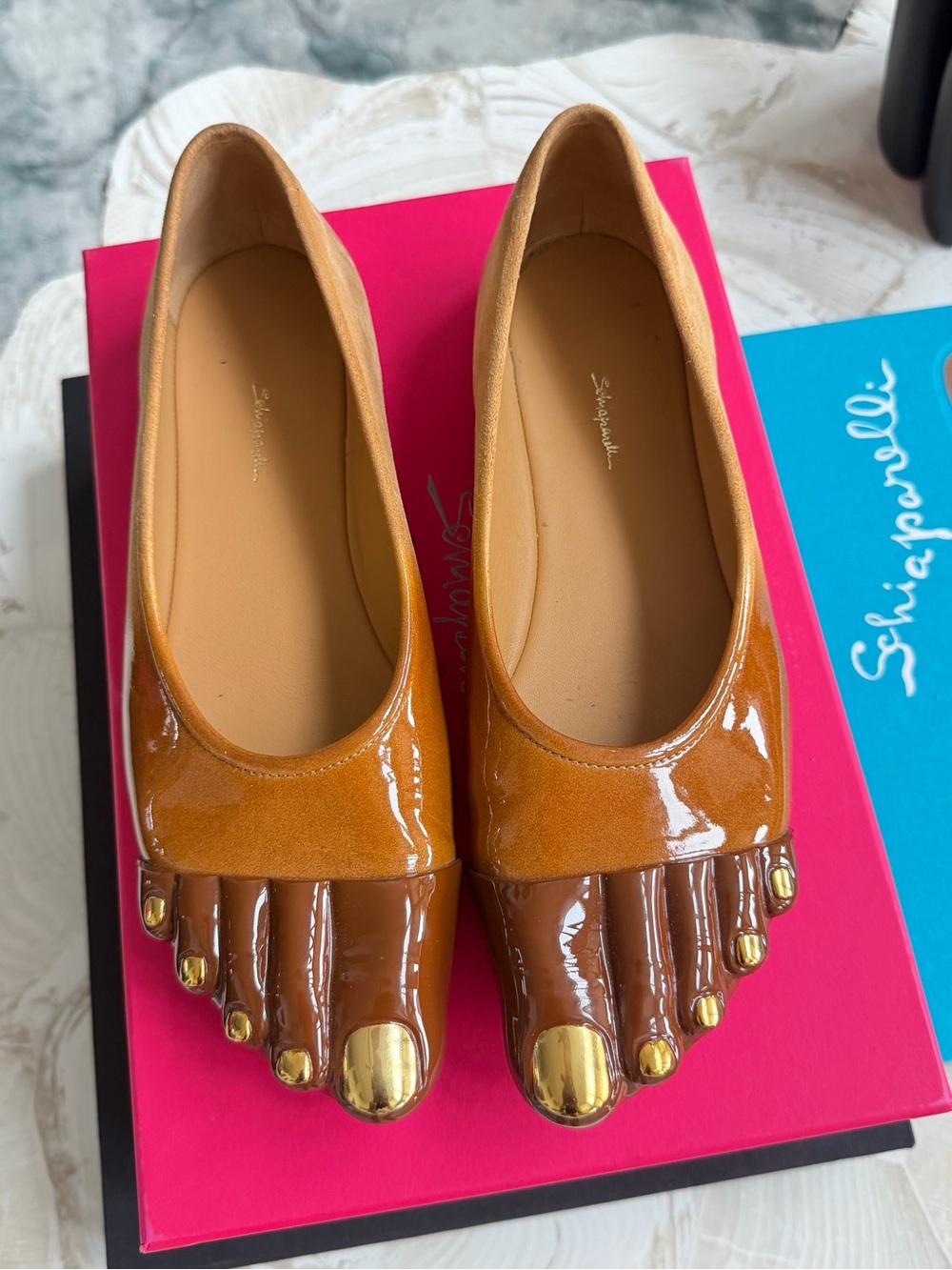 Schiaparelli Anatomy Ballerinas - worn once